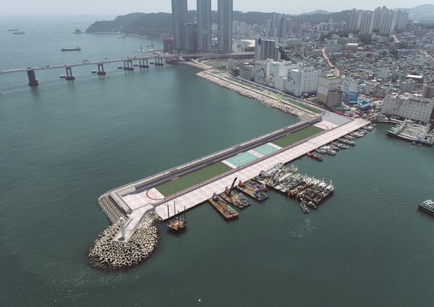 부산남항 서방파제 재해취약지구 정비사업 기본 및 실시설계 용역